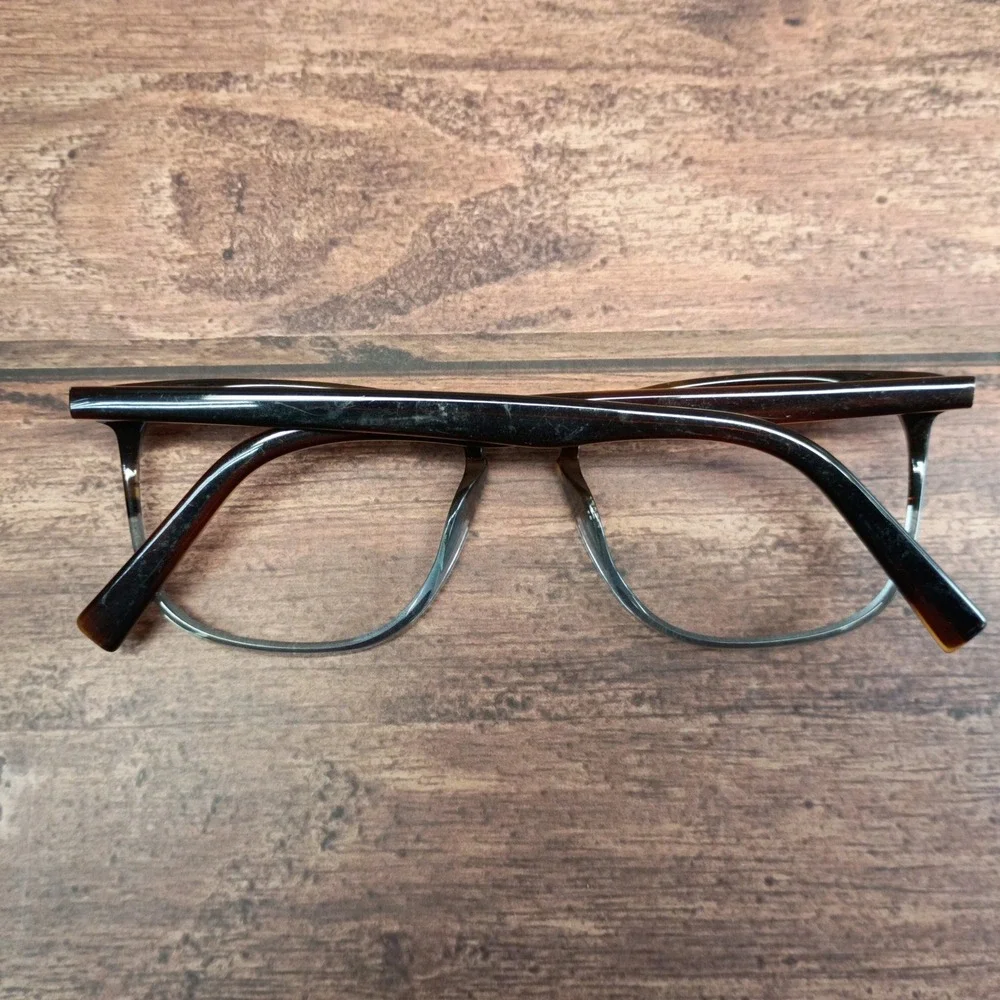 Warby Parker Vaughan 325 Eyeglass Frames Tortoise Blue Gradient 53-18-140